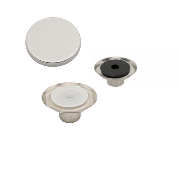 Stainless Jean Button Metal Backs and Caps
